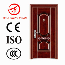 China Supplier Wood Color Steel Security Door